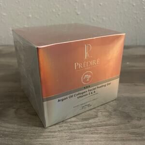 NIB Predire Argan Oil Collagen Facial Peeling Gel Vitamin E & A $300 MSRP